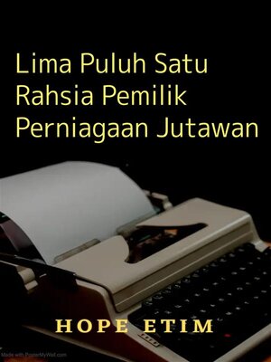 cover image of Lima Puluh Satu Rahsia Pemilik Perniagaan Jutawan